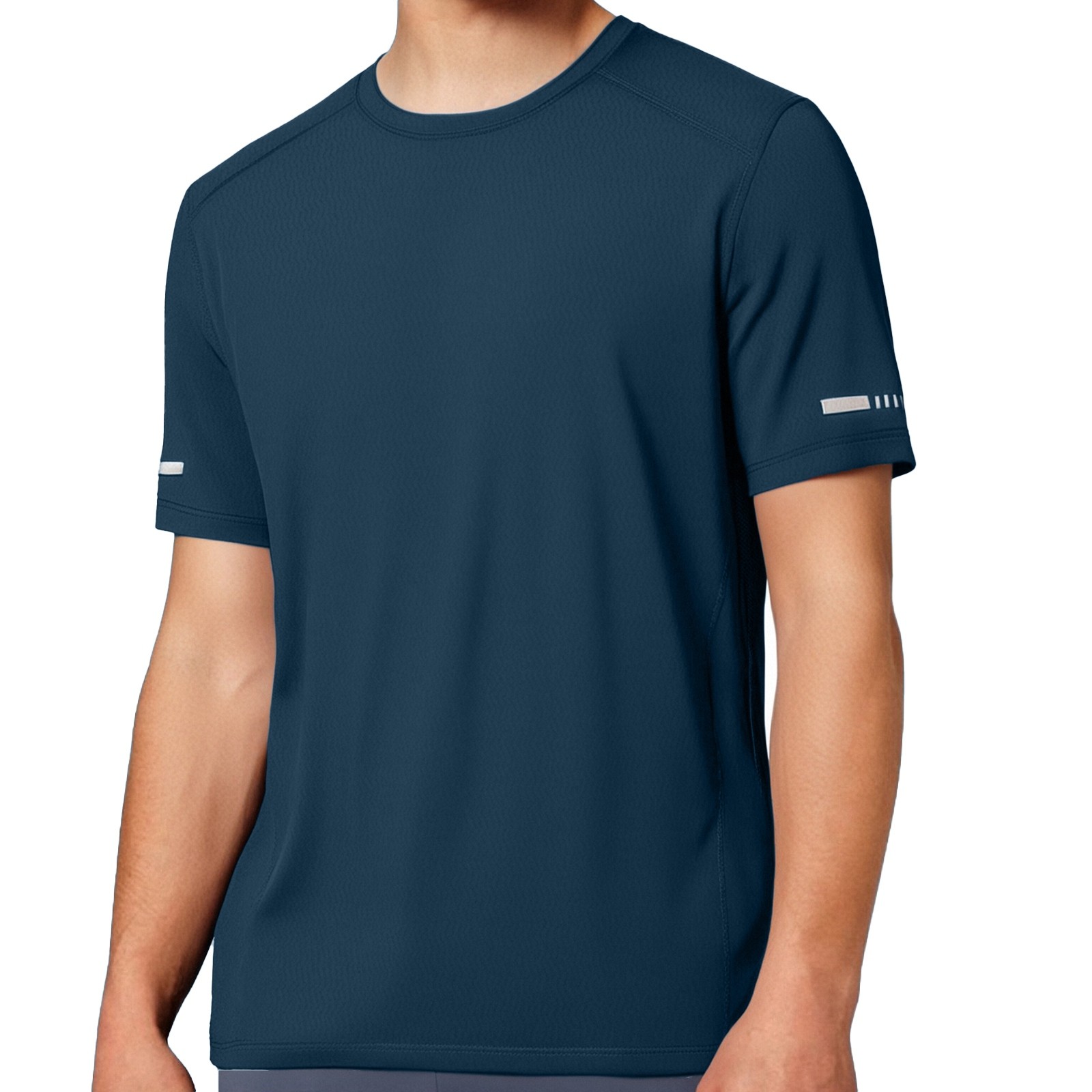 thumbnail image 2 of Camiseta de manga corta de seda helada para hombre: camiseta informal elástica, transpirable y de secado rápido para el verano, cómoda para practicar deporte y relajarse, 2 of 4
